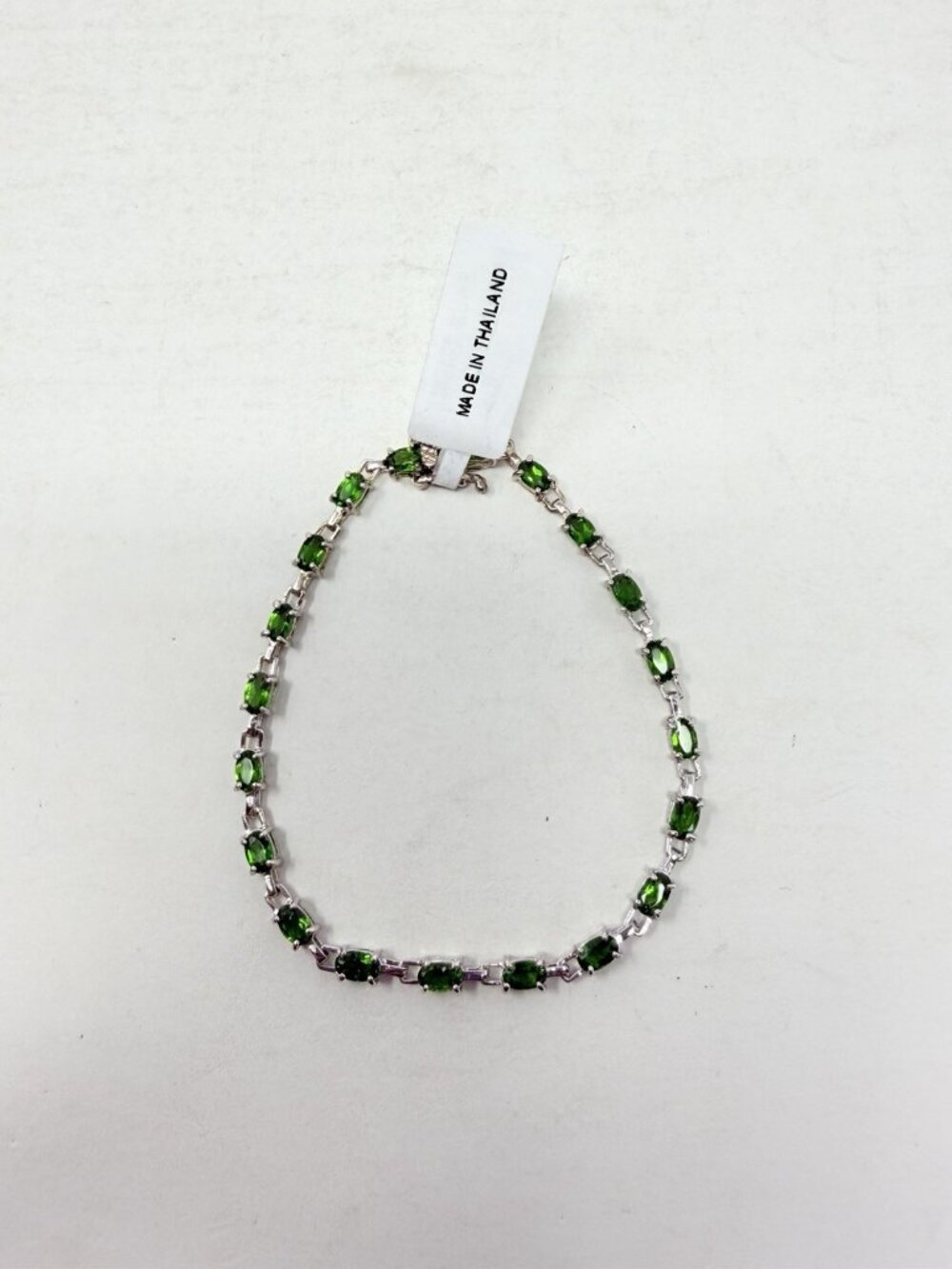 Shop‎ LC Russian Diopside Platinum Over Sterling Silver Tennis Bracelet 7.25 In
